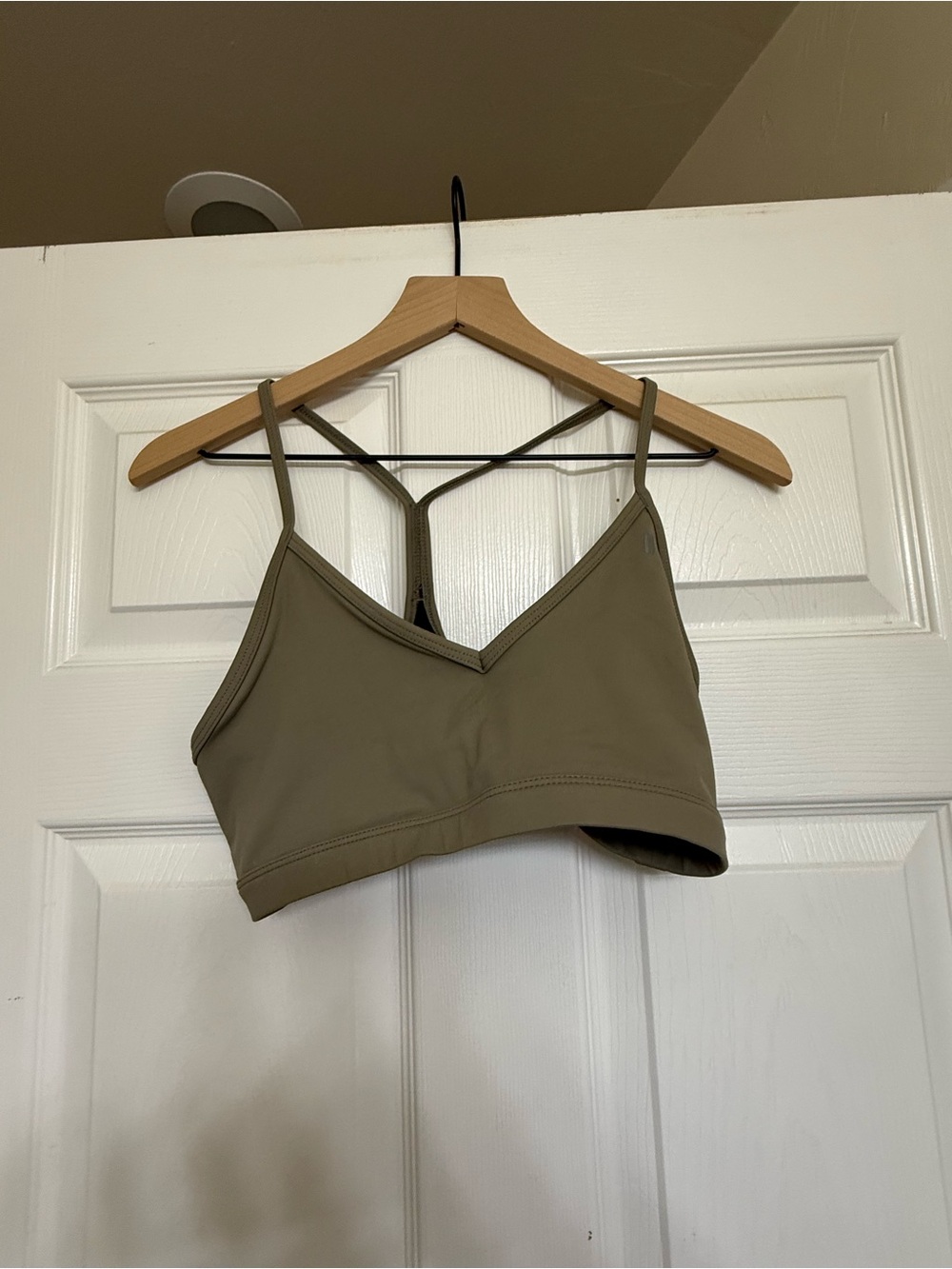 NOBULL khaki Strappy Sports Bralette
